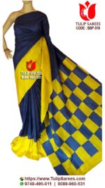 Bishnupuri Silk Block Print Saree