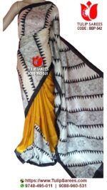 Bishnupuri Silk Block Print