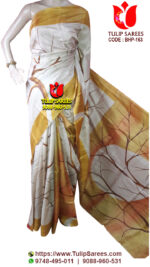 Bishnupuri Silk Hand Paint Saree