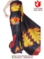 Bishnupuri Silk Hand Paint Saree