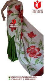 Bishnupuri Silk Hand Paint Saree