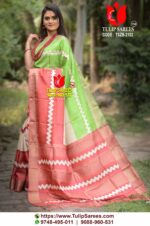 Zari Border Tussar Saree