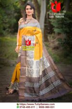 Zari Border Tussar Saree