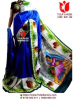 Bishnupuri Silk Hand Paint Saree