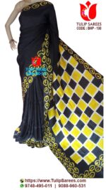 Bishnupuri Silk Hand Paint Saree