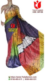 Bishnupuri Silk Hand Paint Saree