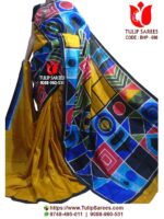 Bishnupuri Silk Hand Paint Saree