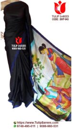Bishnupuri Silk Hand Paint Saree