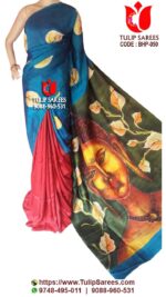 Bishnupuri Silk Hand Paint Saree