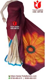 Bishnupuri Silk Hand Paint Saree