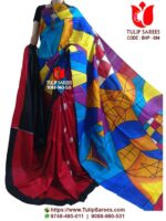 Bishnupuri Silk Hand Paint Saree
