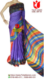 Bishnupuri Silk Hand Paint Saree