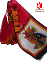 Bishnupuri Silk Hand Paint Saree