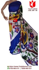 Bishnupuri Silk Hand Paint Saree