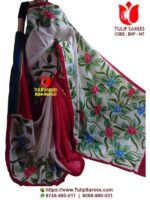Bishnupuri Silk Hand Paint Saree