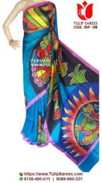 Bishnupuri Silk Hand Paint Saree