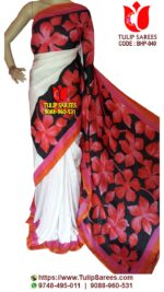 Bishnupuri Silk Hand Paint Saree
