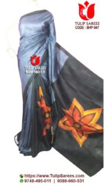 Bishnupuri Silk Hand Paint Saree