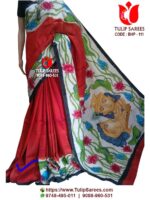 Bishnupuri Silk Hand Paint Saree