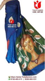 Bishnupuri Silk Hand Paint Saree