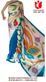 Bishnupuri Silk Hand Paint Saree
