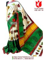 Bishnupuri Silk Hand Paint Saree