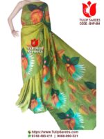 Bishnupuri Silk Hand Paint Saree