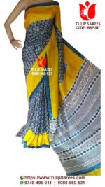 Bishnupuri Silk Block Print