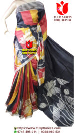 Bishnupuri Silk Hand Paint Saree