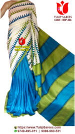Bishnupuri Silk Block Print Saree