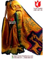Bishnupuri Silk Hand Paint Saree