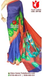 Bishnupuri Silk Hand Paint Saree