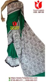 Bishnupuri Silk Block Print