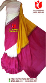 Bishnupuri Silk Block Print Saree