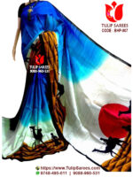 Bishnupuri Silk Hand Paint Saree
