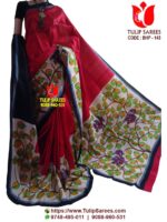 Bishnupuri Silk Hand Paint Saree