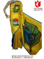 Bishnupuri Silk Hand Paint Saree