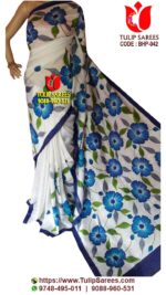 Bishnupuri Silk Hand Paint Saree