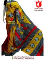 Bishnupuri Silk Block Print
