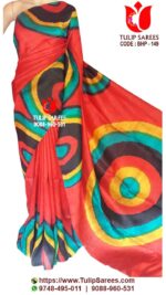 Bishnupuri Silk Hand Paint Saree
